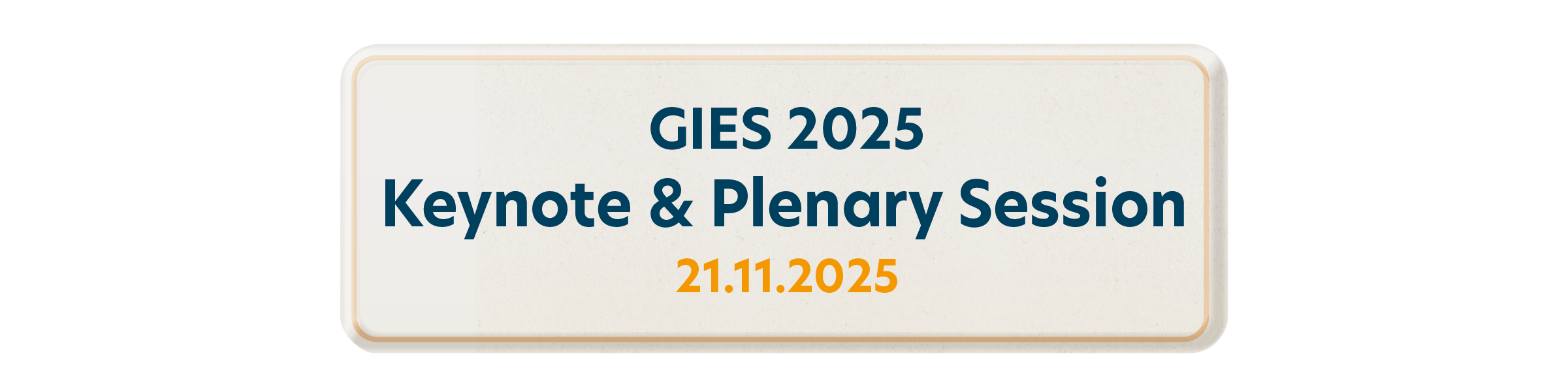 Keynote & Plenary Session